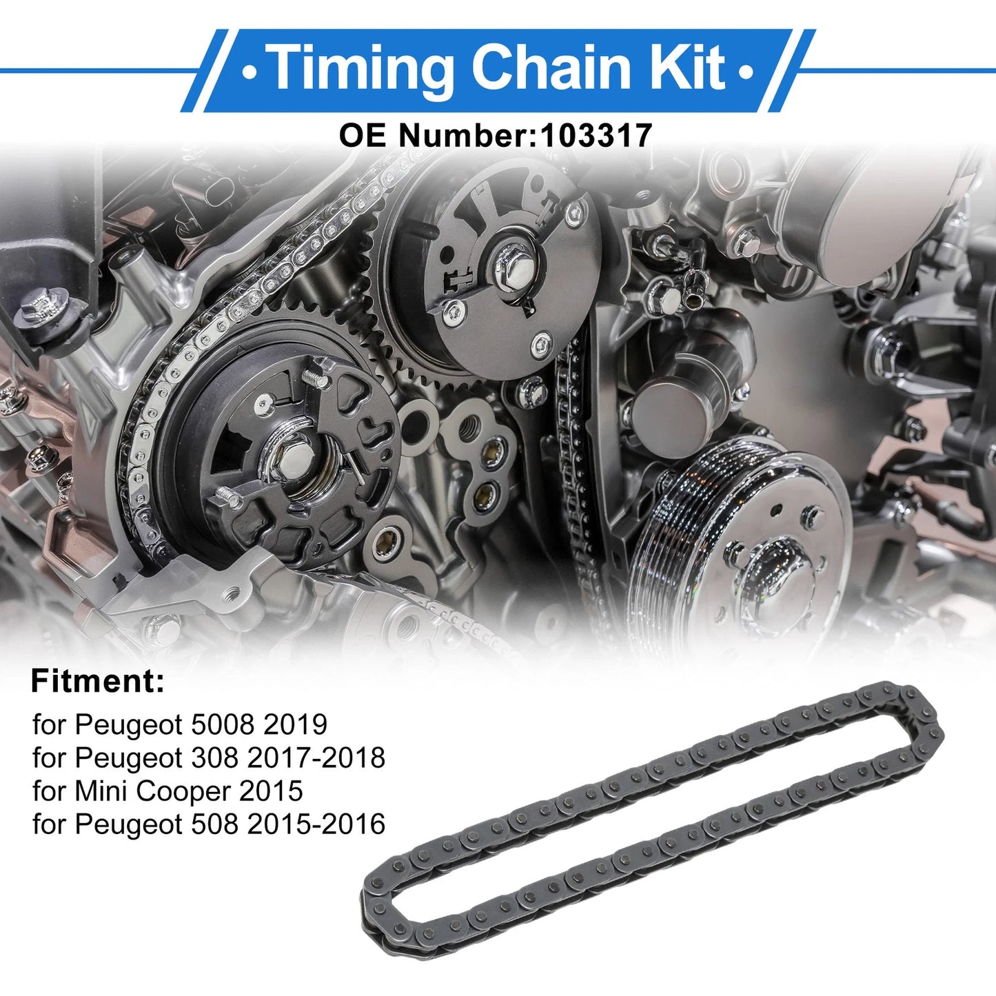 Timing Chain Kit for Peugeot 5008 (2019) No. 103317