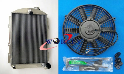 Aluminum Radiator with Fan for Chevy Hot/Street Rod 1938