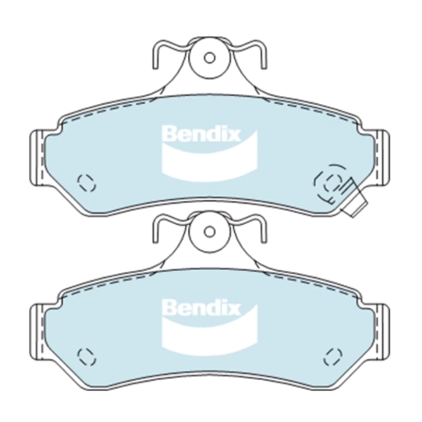 Set of 4 Rear Disc Brake Pads for Toyota Aurion (2006–2017)