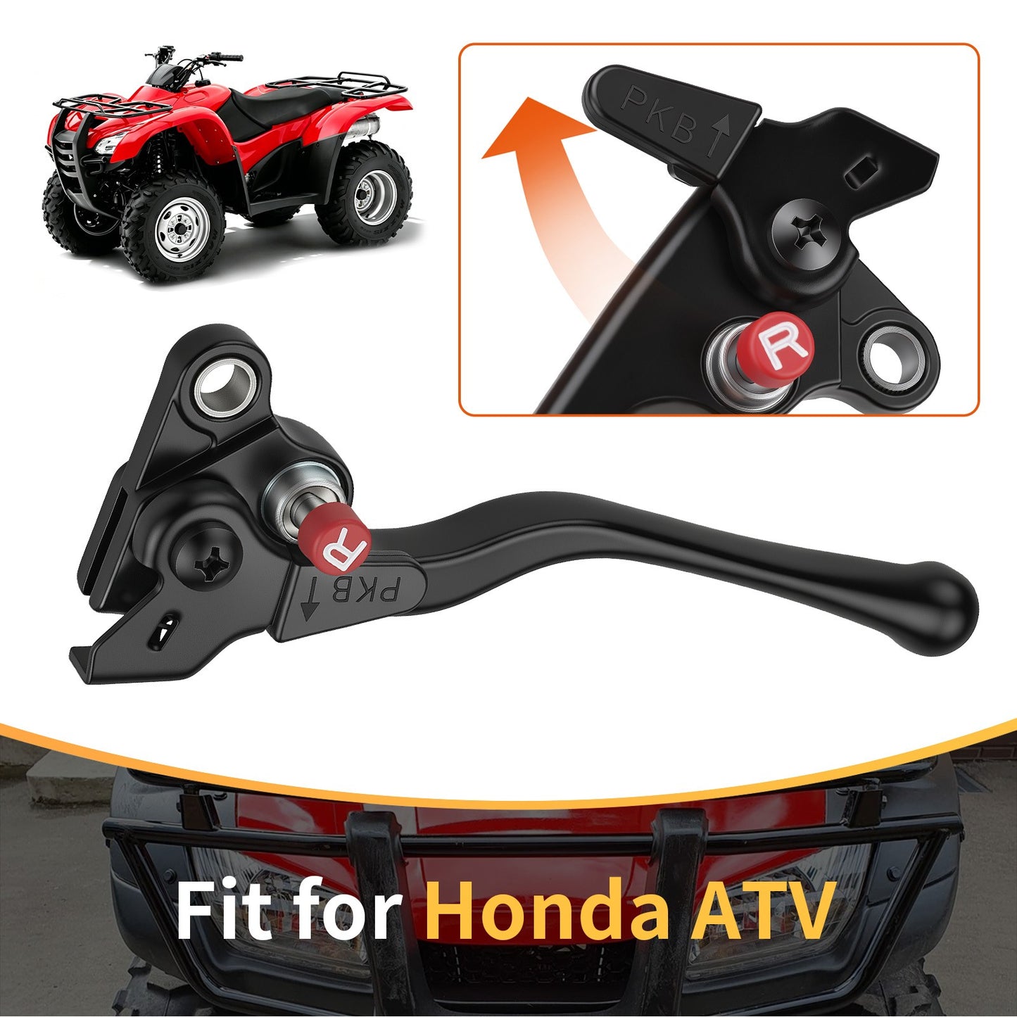 Left Hand Rear Brake Lever for Honda FourTrax (200–350)
