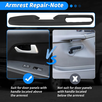 Armrest Repair for Chevrolet Silverado (No.80995)  Black