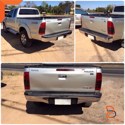 Chrome Rear Step Bumper Bar for Toyota Hilux Ute MK6 MK7 Vigo SR5 (05-14)