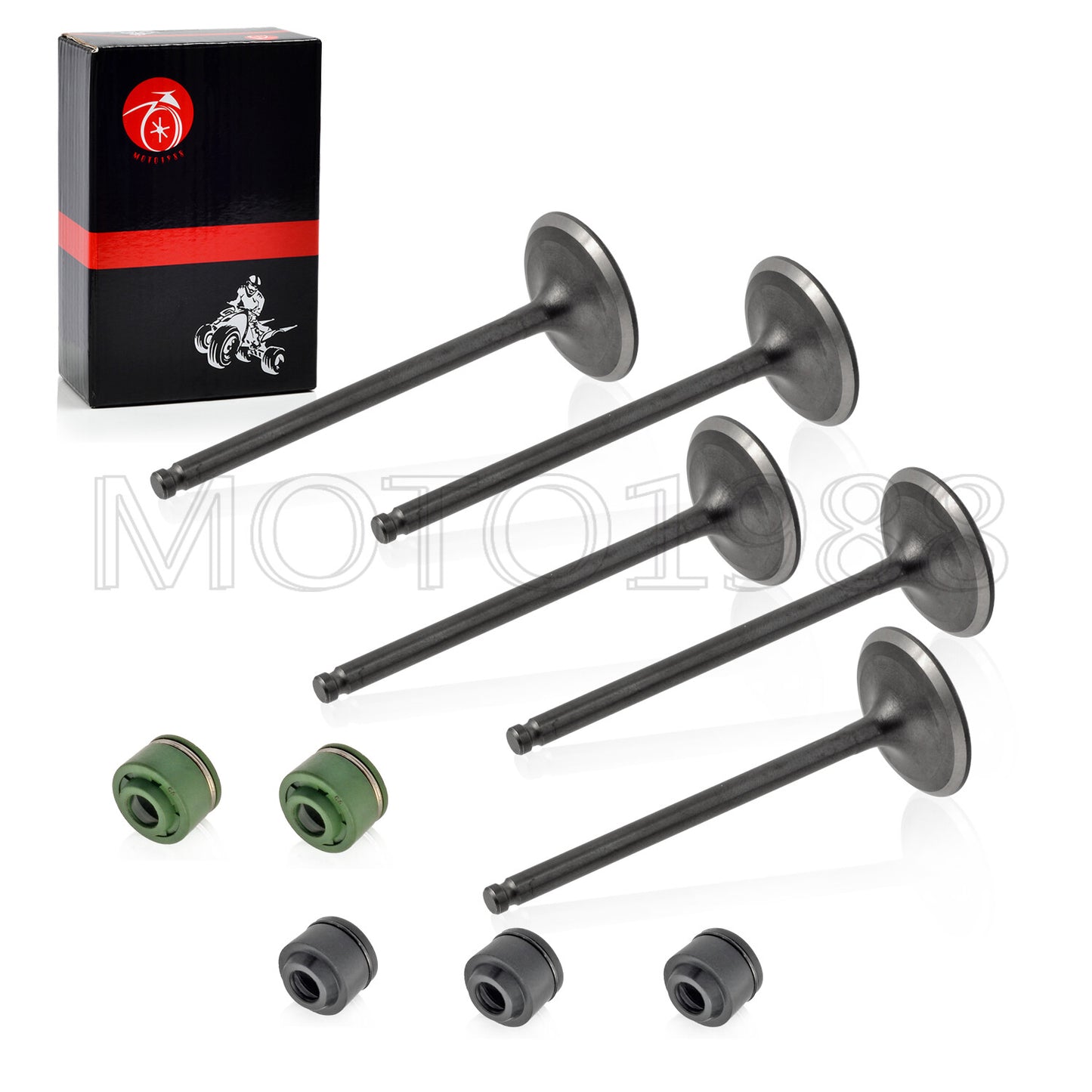 Intake Exhaust Valve & Seal for Yamaha YFZ450 YFZ450R YZ450F WR450F (2004–2023)