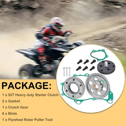 Starter Clutch Gear One Way Bearing Kit for Yamaha YFM660R Raptor (2001–2005)