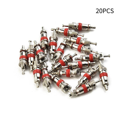 20x Tyre Valve Core Insert W/ Remover Tool for Car Bike Motorcycle Wheel