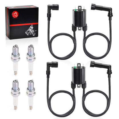 Ignition Coil & Spark Plug for Kawasaki VN1500 Vulcan 1500 Classic (1996–2008)