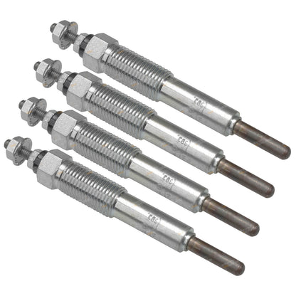 Set of 4 Glow Plugs for Mitsubishi Fuso Canter FB311 (1986–1994)