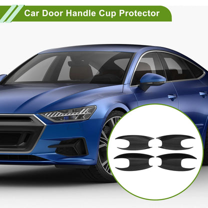 Cup Protector for BMW X3 Carbon Fiber Black 4 Pcs (2022-2023)