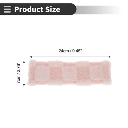Set of 2 Pink Seat Belt Cover Pads for Universal Vehicles (24cm)