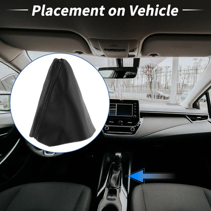 Gear Shift Stick Gaiter for Audi A6 C6 (2004–2011) Black Leather