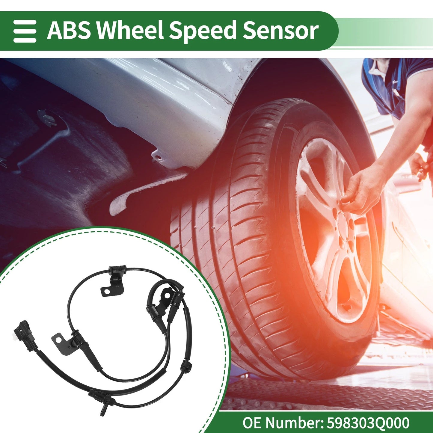 ABS Wheel Speed Sensor No. 598303Q000 for Hyundai Sonata (2012–2015)