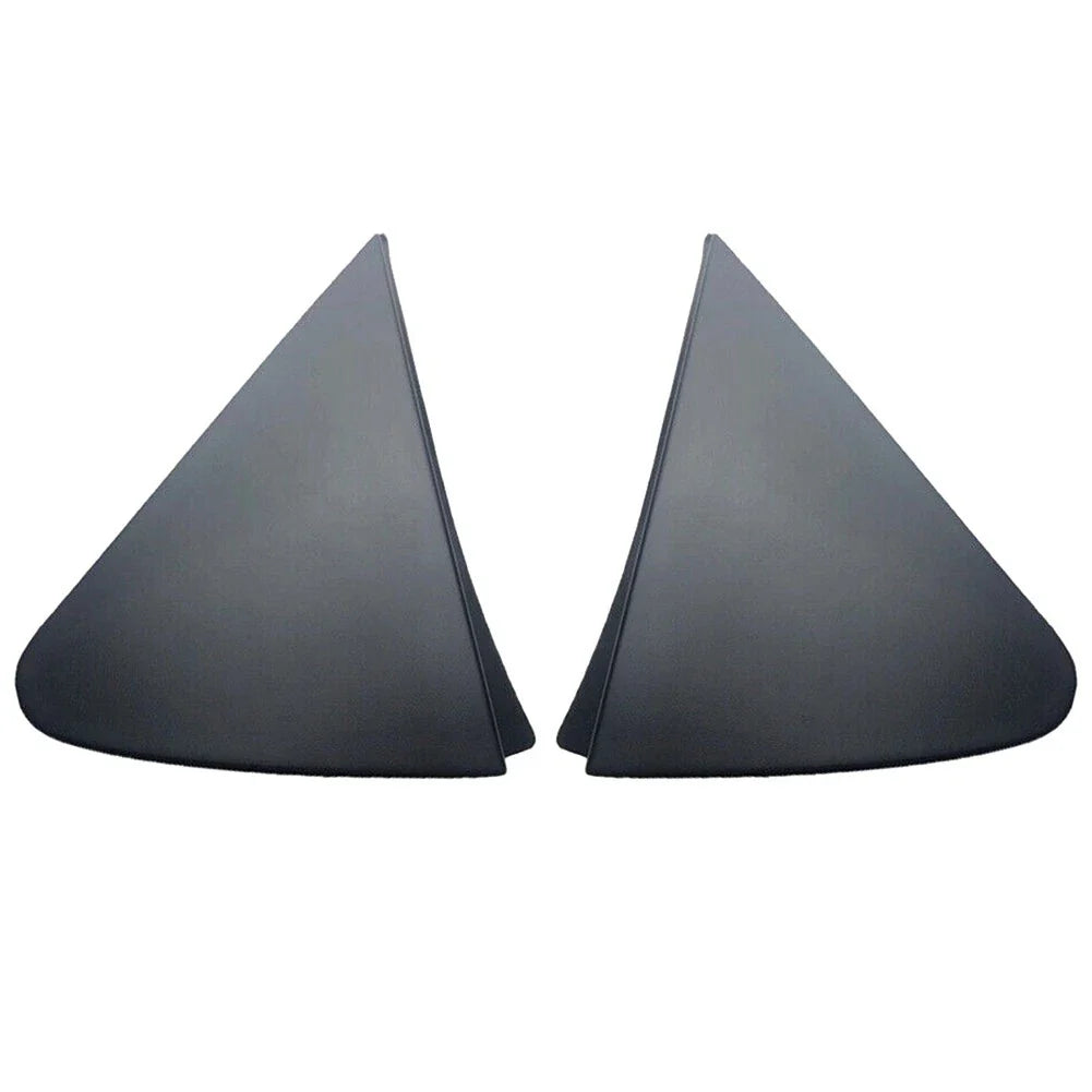 Side Mirror Triangle Corner Cover Trim / Pair / Perfect Fit Black for Toyota Yaris