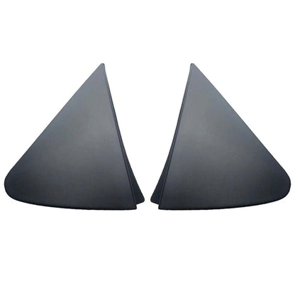Side Mirror Triangle Corner Cover Trim / Pair / Perfect Fit Black for Toyota Yaris
