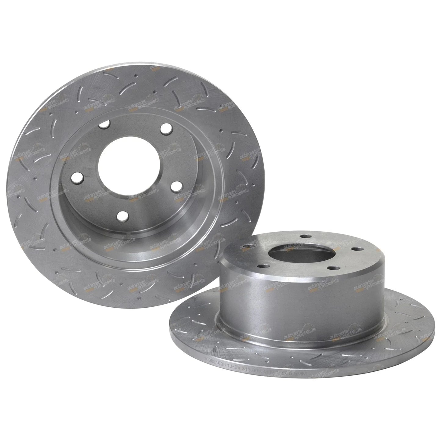 Rear Disc Brake Rotors Slotted + Drilled for Lexcen VN VP VR VS (1991–1997)