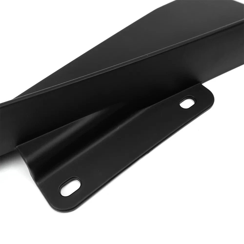 Matte Black Bumper Side Corner Splitter Spats for Ford Mustang (2024–2025)