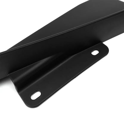 Matte Black Bumper Side Corner Splitter Spats for Ford Mustang (2024–2025)