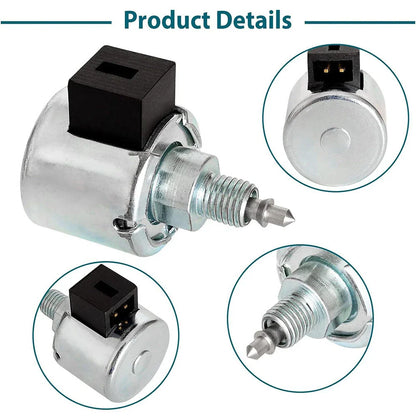 Fuel Shut-Off Solenoid for Briggs & Stratton, John Deere, Husqvarna Engine