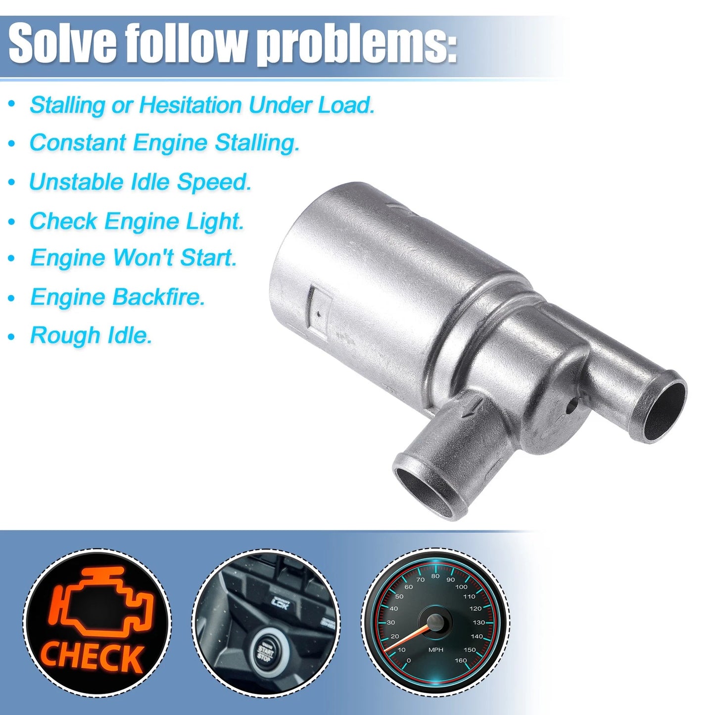 Idle Air Control Valve for Audi 100 (IAC2055)