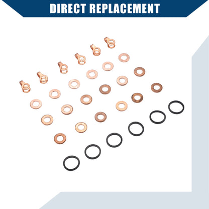 Set of Fuel Injector Seal Installation Kit for Dodge 12v 4bt 6bt 5.9L (1991–1998)