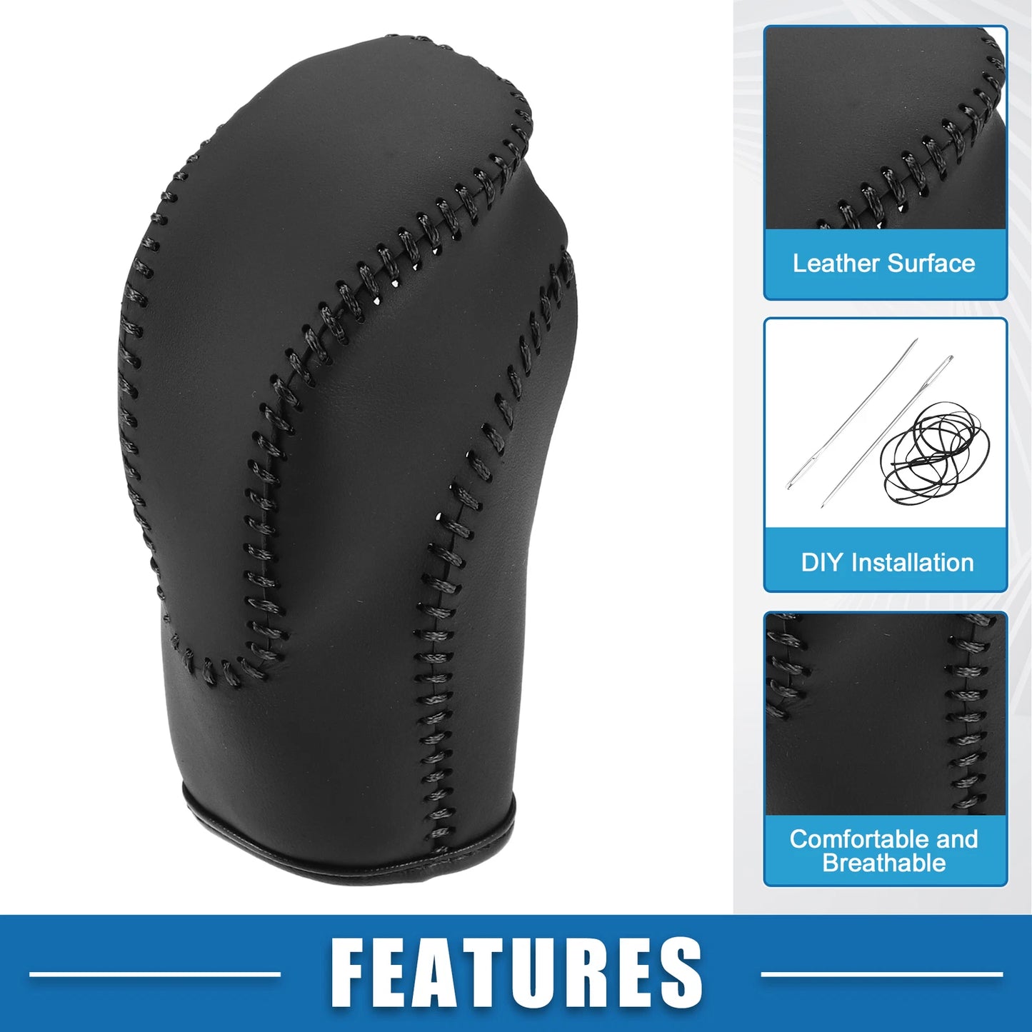 Gear Shift Lever Cover for Subaru Crosstrek (2018–2023) Black Trim