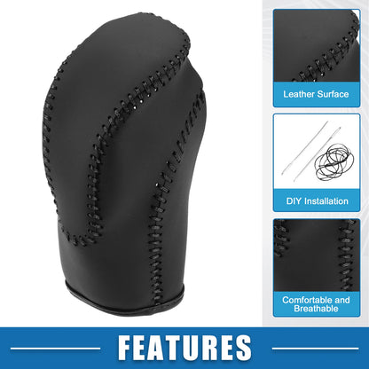 Gear Shift Lever Cover for Subaru Crosstrek (2018–2023) Black Trim