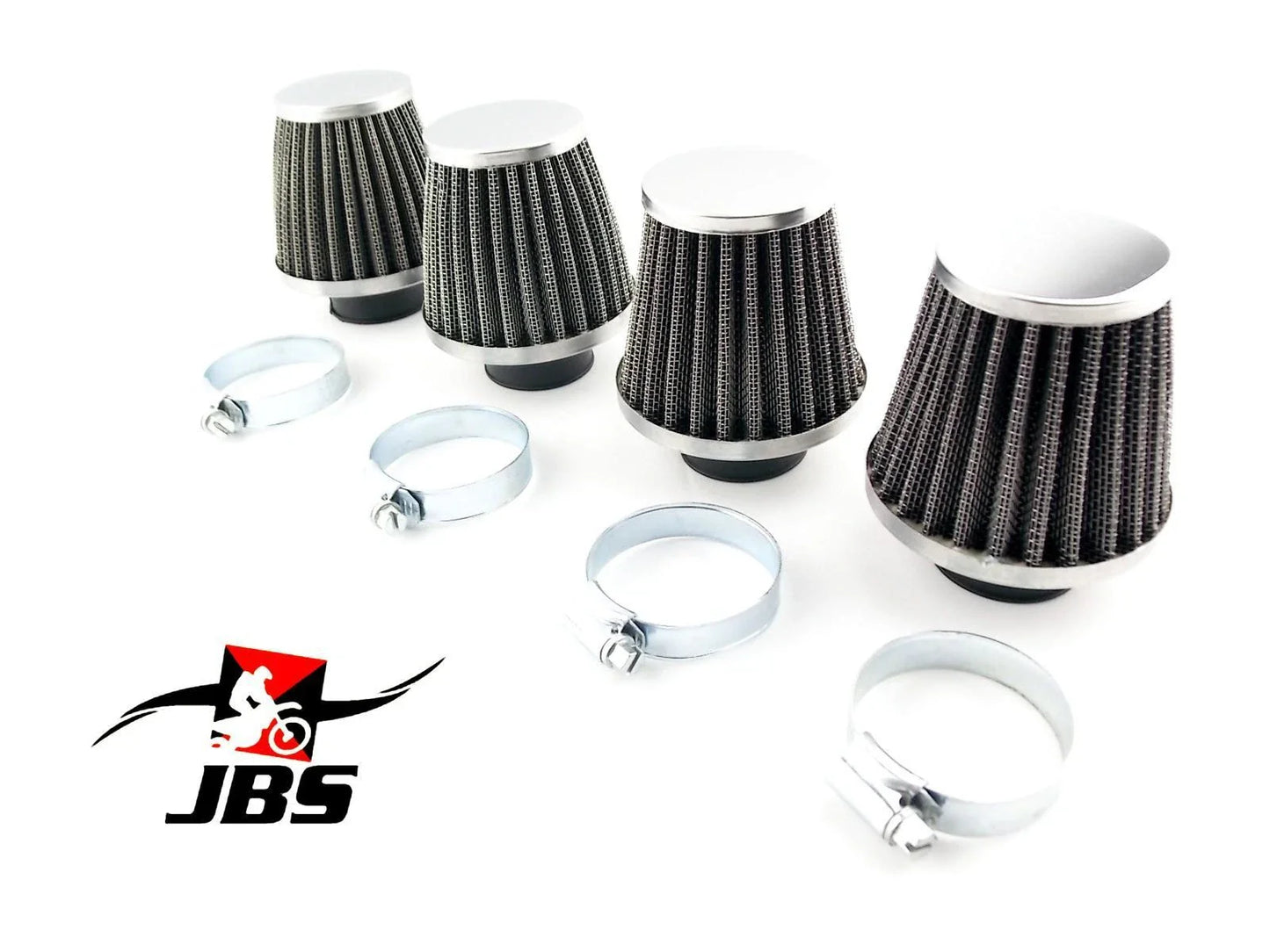 46mm Chrome Pod Air Filter Cleaner for Universal (Set of 4)