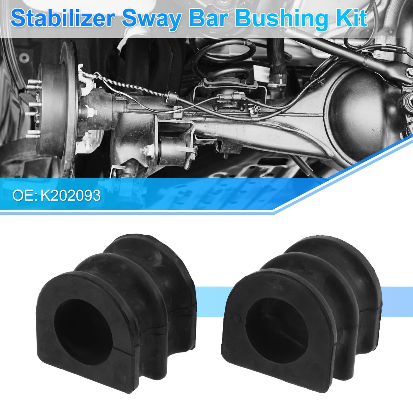 Stabilizer Sway Bar Bushing Kit No.K202093 for Nissan Frontier (2005–2021)