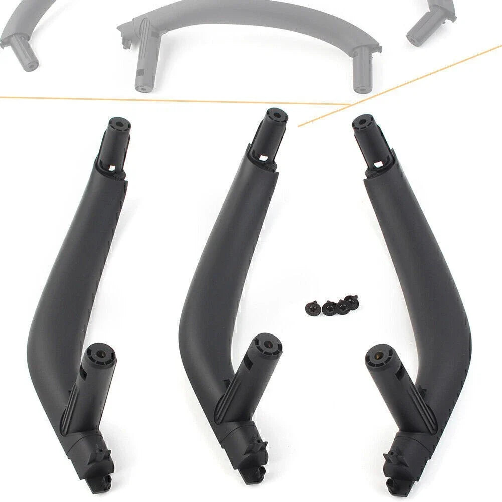 Black Interior Door Pull Handle Trim Cover for BMW X5 X6 F15 F16 (2014-2020)