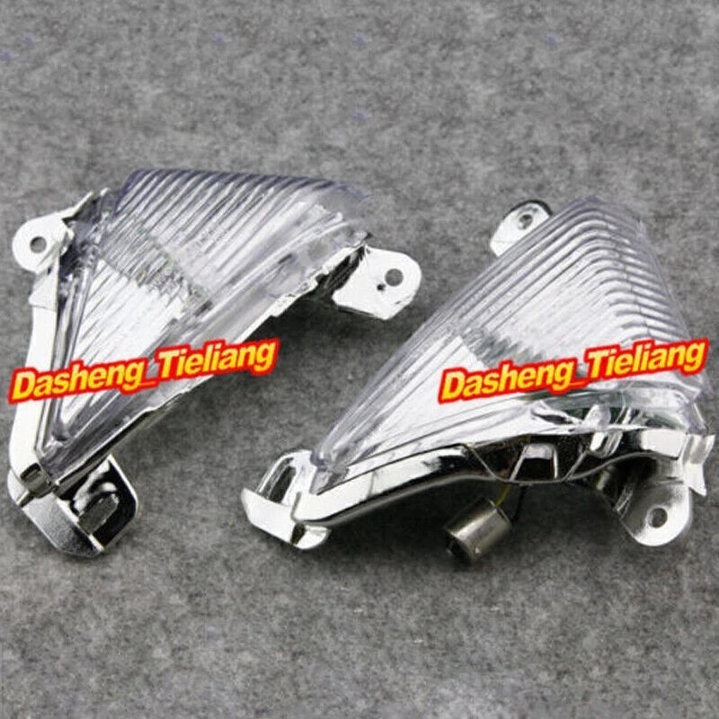 Front Turn Signal Indicator Clear Lens for Kawasaki ZX10R ZX6R ZX14 (2004–2023)