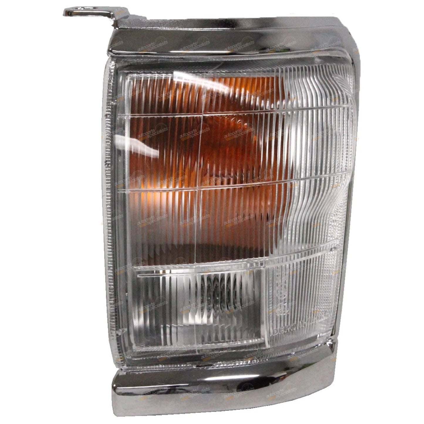 Set of 2 Chrome Trim Corner Indicator Lights for Toyota Hilux (1997–2001)