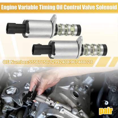 2X Variable Valve Timing Solenoid VVT for Chevrolet Trax (2013–2017) No. 55567050