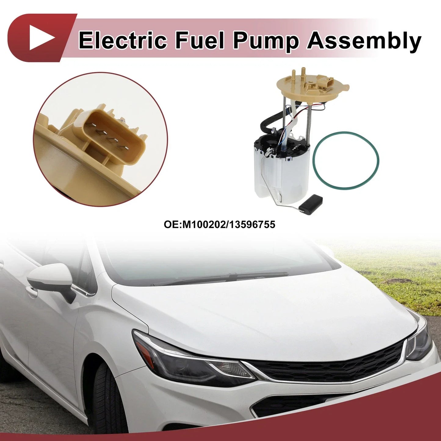 Electric Fuel Pump Assembly for Chevrolet Cruze 1.6L Diesel (2017-2019)