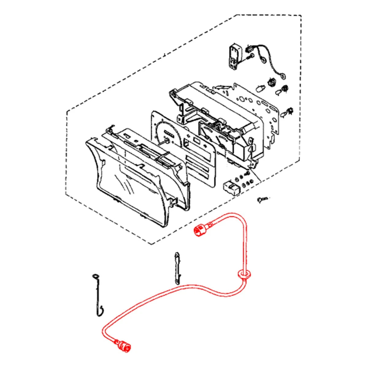 Speedometer Cable for Suzuki Jimny Samurai Sierra SJ413 MG410 1990-1995