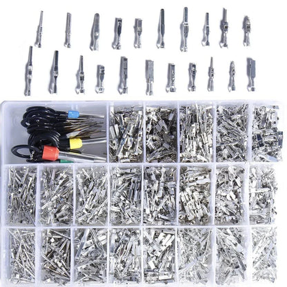 Portable 1168PCS Electrical Connectors with Essential Pin Puller Tool