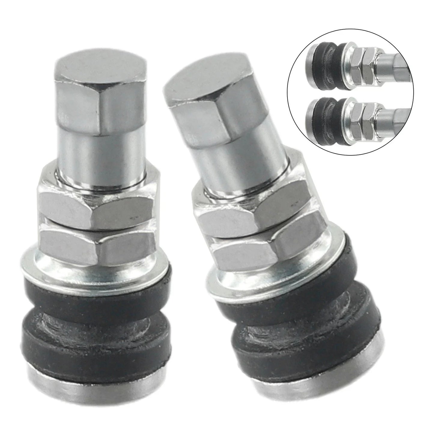 Tire Valve Short Stem 2 x Valve Stem for Car Tire Repair Tool Wheel Rim Rubber