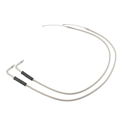 Stainless Steel Throttle Cable for Harley Sportster XL1200, 883, Dyna, Road King