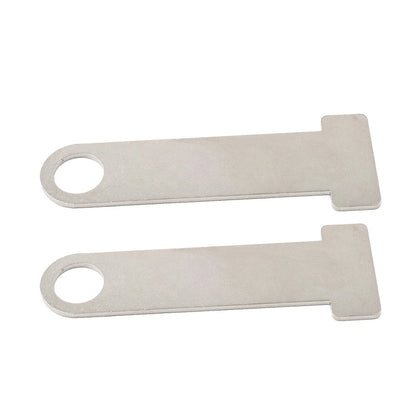 2X D-Ring Steel Lock Extensions for Universal Motorcycle Helmets