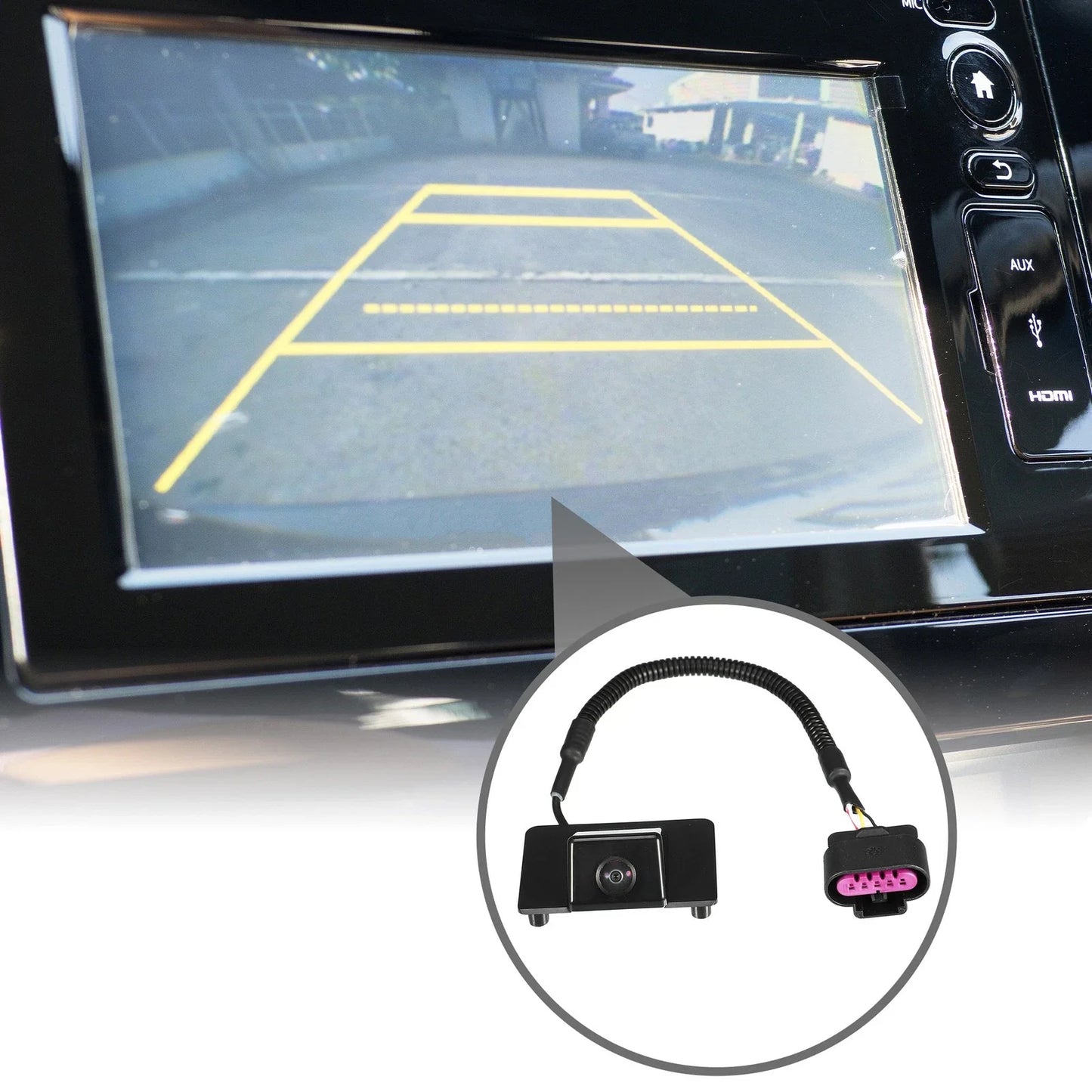 Rear View Backup Camera for Chevrolet Suburban 1500 2500 3500 (2008)