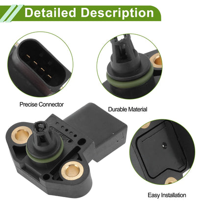 Manifold Pressure Sensor A0041537028 for Mercedes-Benz Actros 1831 (1997–2002)