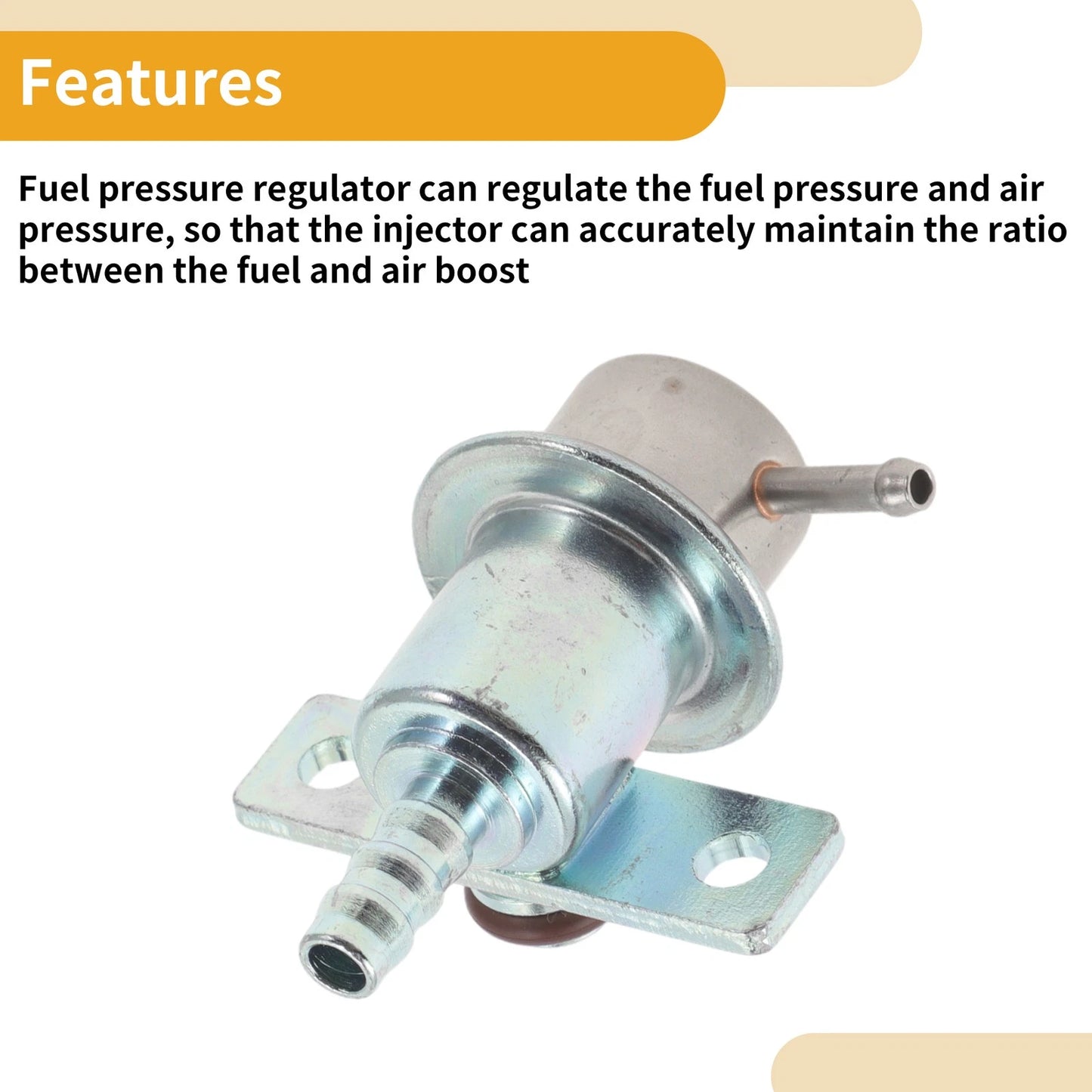 Fuel Pressure Regulator for Ford Ranger (1999–2001) No.F87Z9F775AA Metal 20-70 Psi