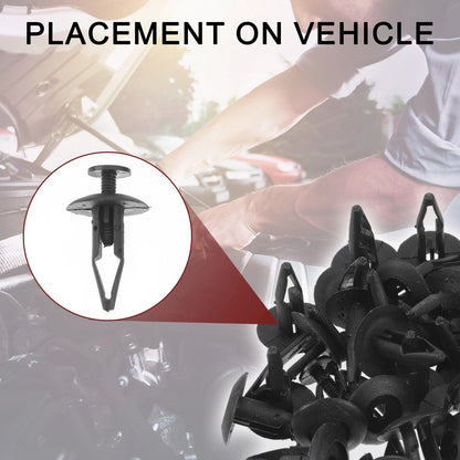 50 Pcs Front Fender Skirt Clip for Ford Edge (2007–2014) & Escort (1981–2003)