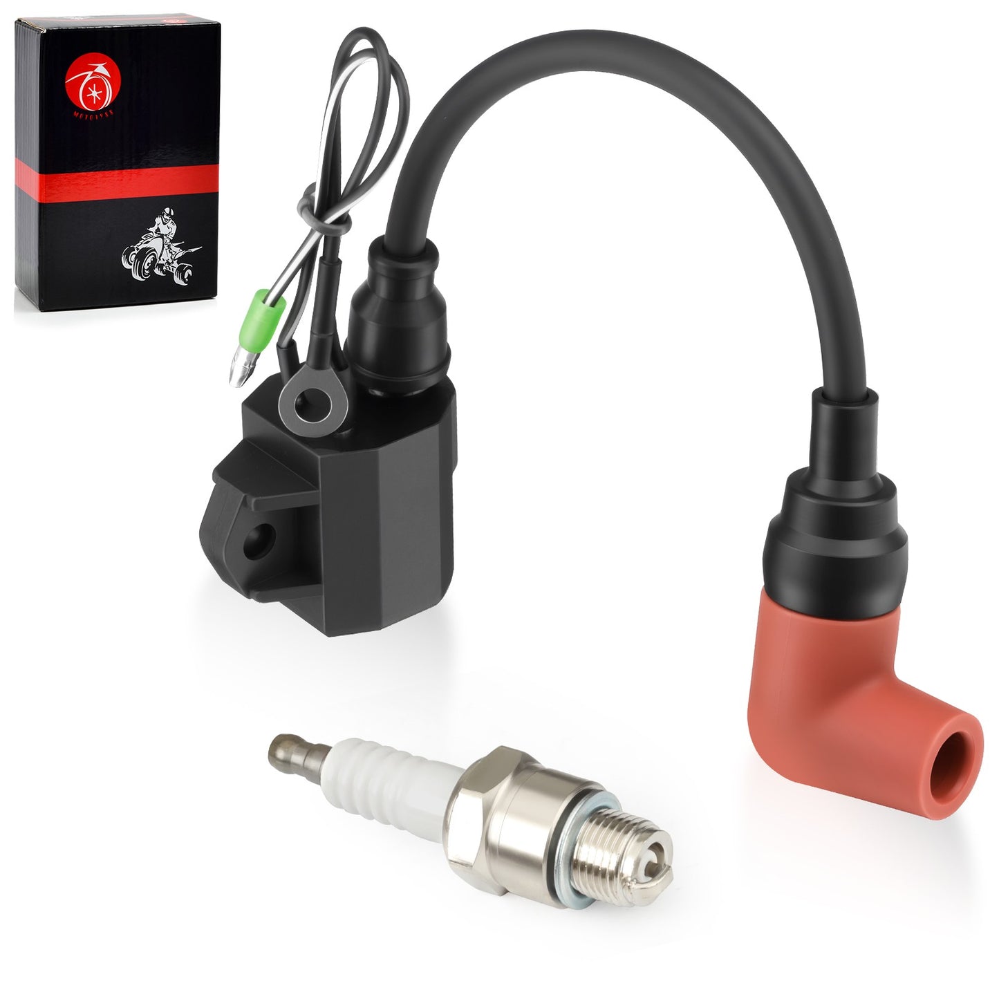 Ignition Coil for Yamaha 55HP-90HP 2 Stroke Outboard (1992–2009)