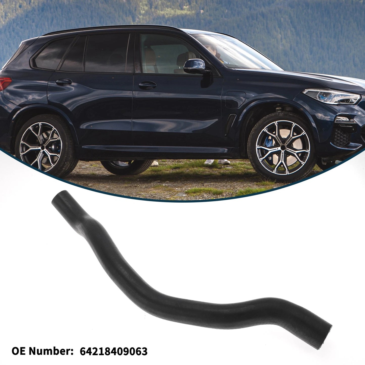 Radiator Hose No. 64218409063 for BMW X5 (2000–2006)