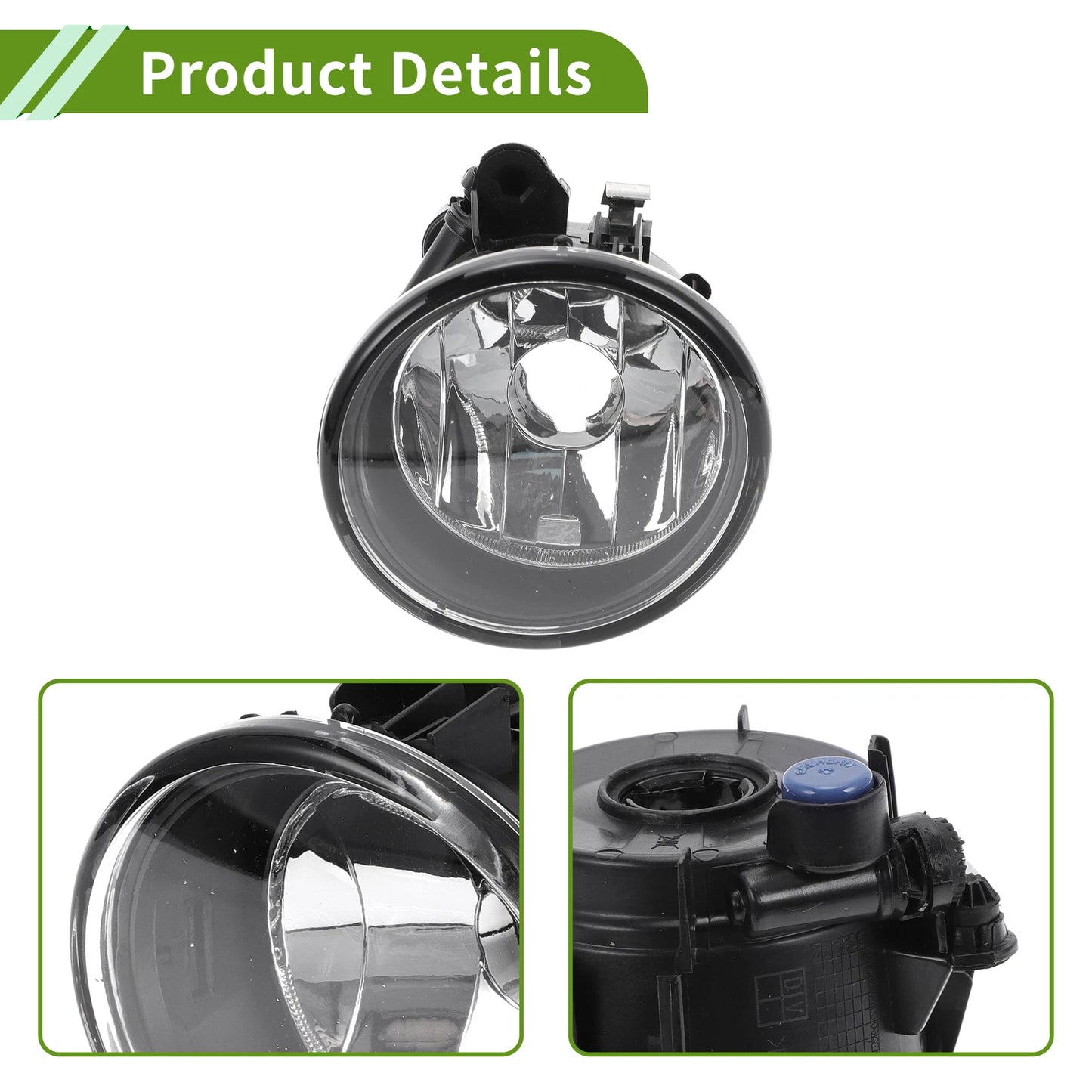 1 Pc Fog Light Grill for BMW X3 (2011–2014) No. 63177238787 Clear