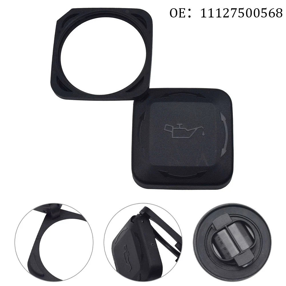 Engine Oil Filler Cap Cover Lid for E34 E36 E39 E46 E60 E64 E90 (1988–2013)