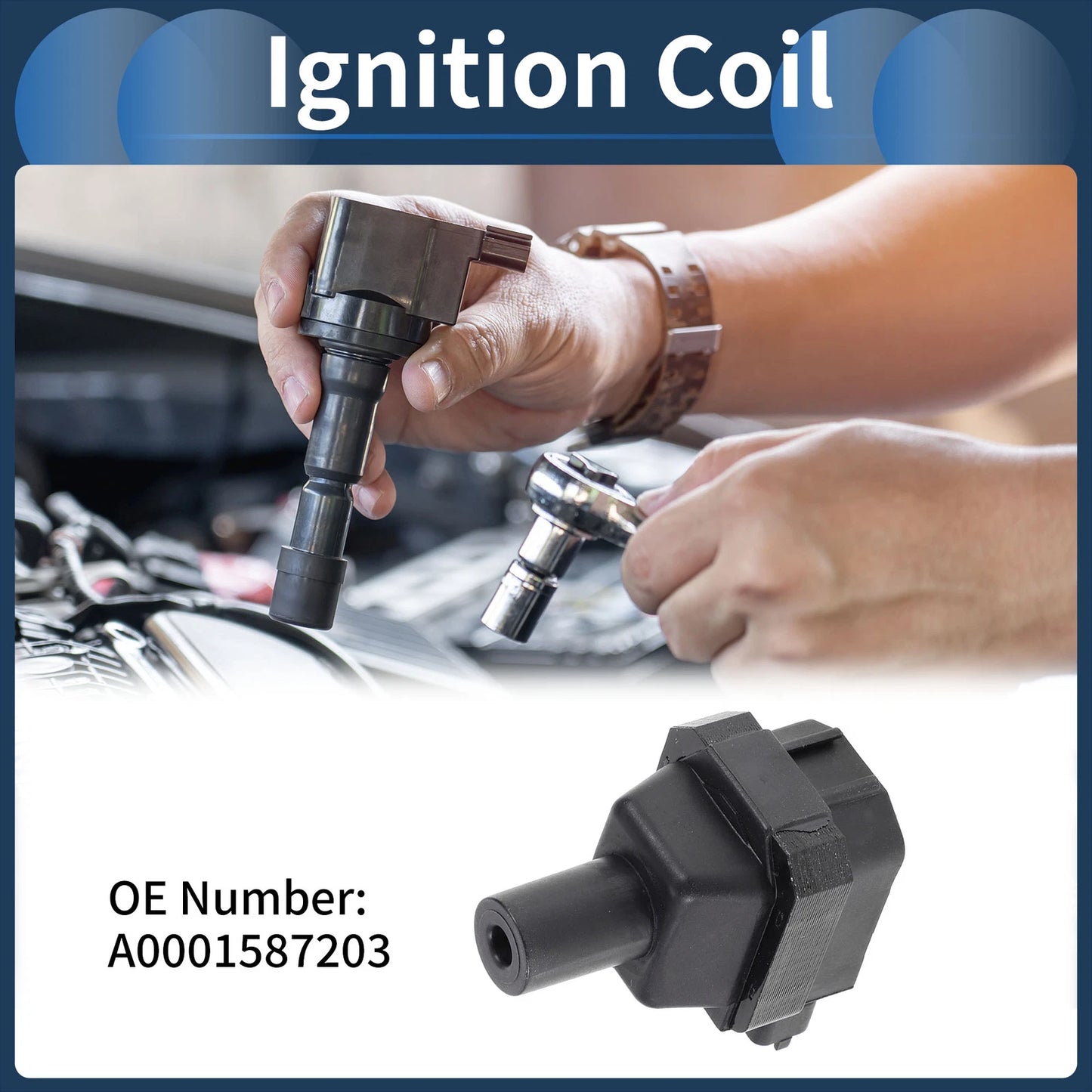 Ignition Coil Pack No.A0001587203 for Mercedes-Benz CL600 (1998–1999)