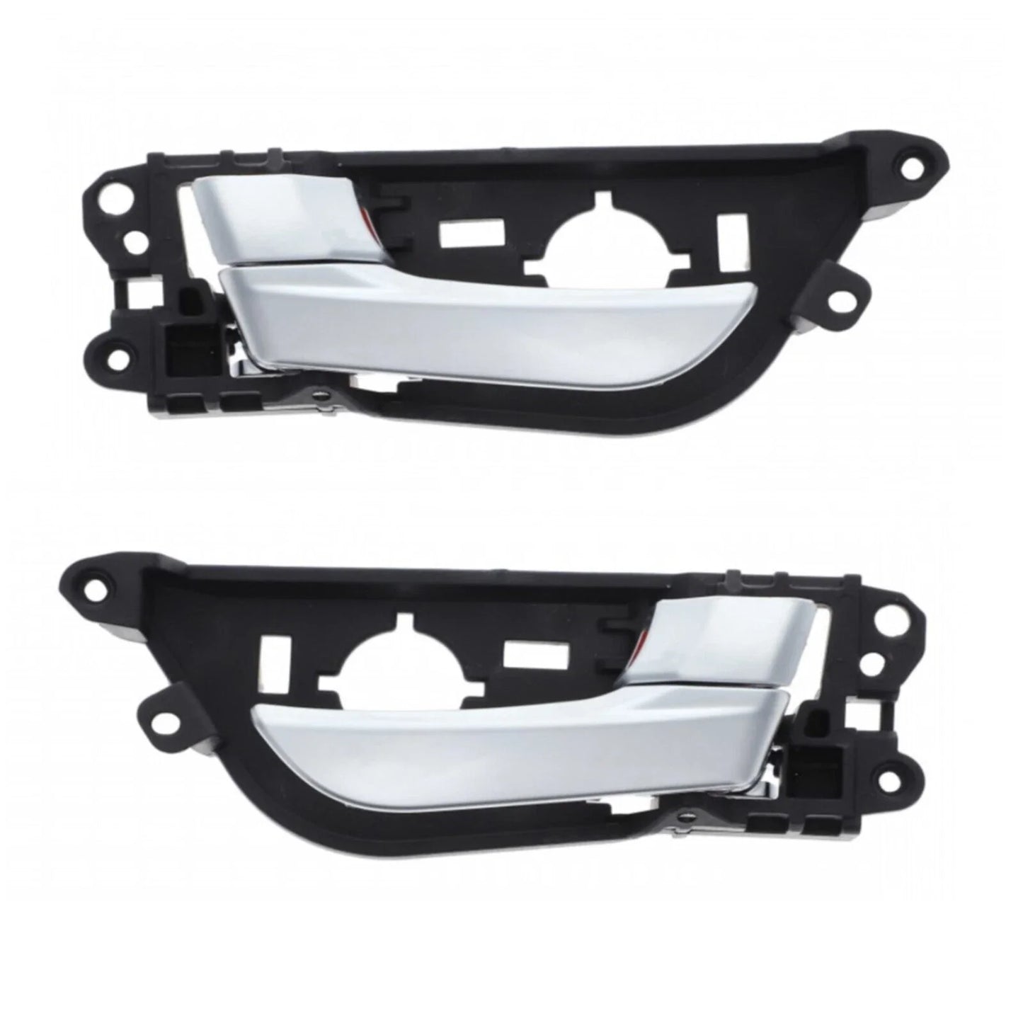 Door Handle Inner Set of 2 Silver for Hyundai Veloster (2011–2017)