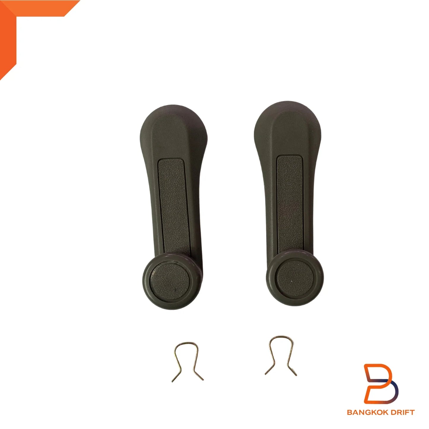 Grey Window Winder Crank Handles  For Holden Rodeo KB TF Isuzu (81-02)