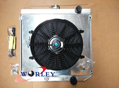 Aluminum Radiator with Shroud and Fan for Ford Falcon XR XT XW XY (1966–1976)