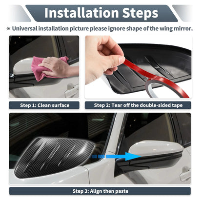 Rearview Mirror Cover Overlay Chrome Plated for Mercedes-Benz M Class (1998-2005)